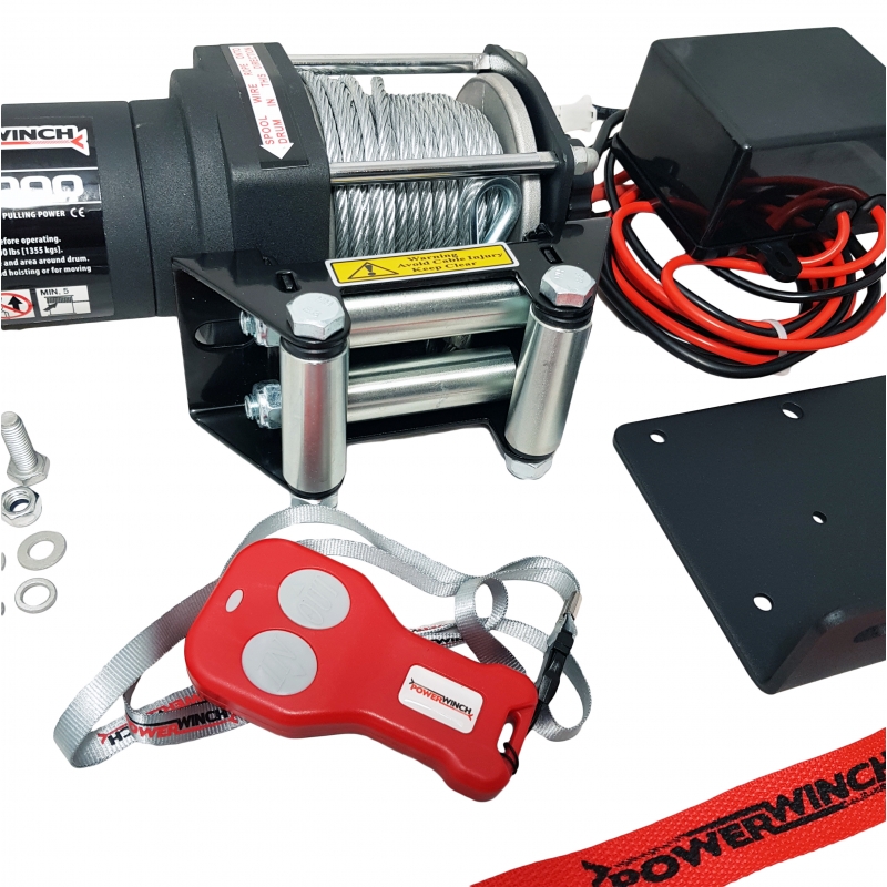 Powerwinch PW3000 12V Electric winches, automotive, Kangaroowinch